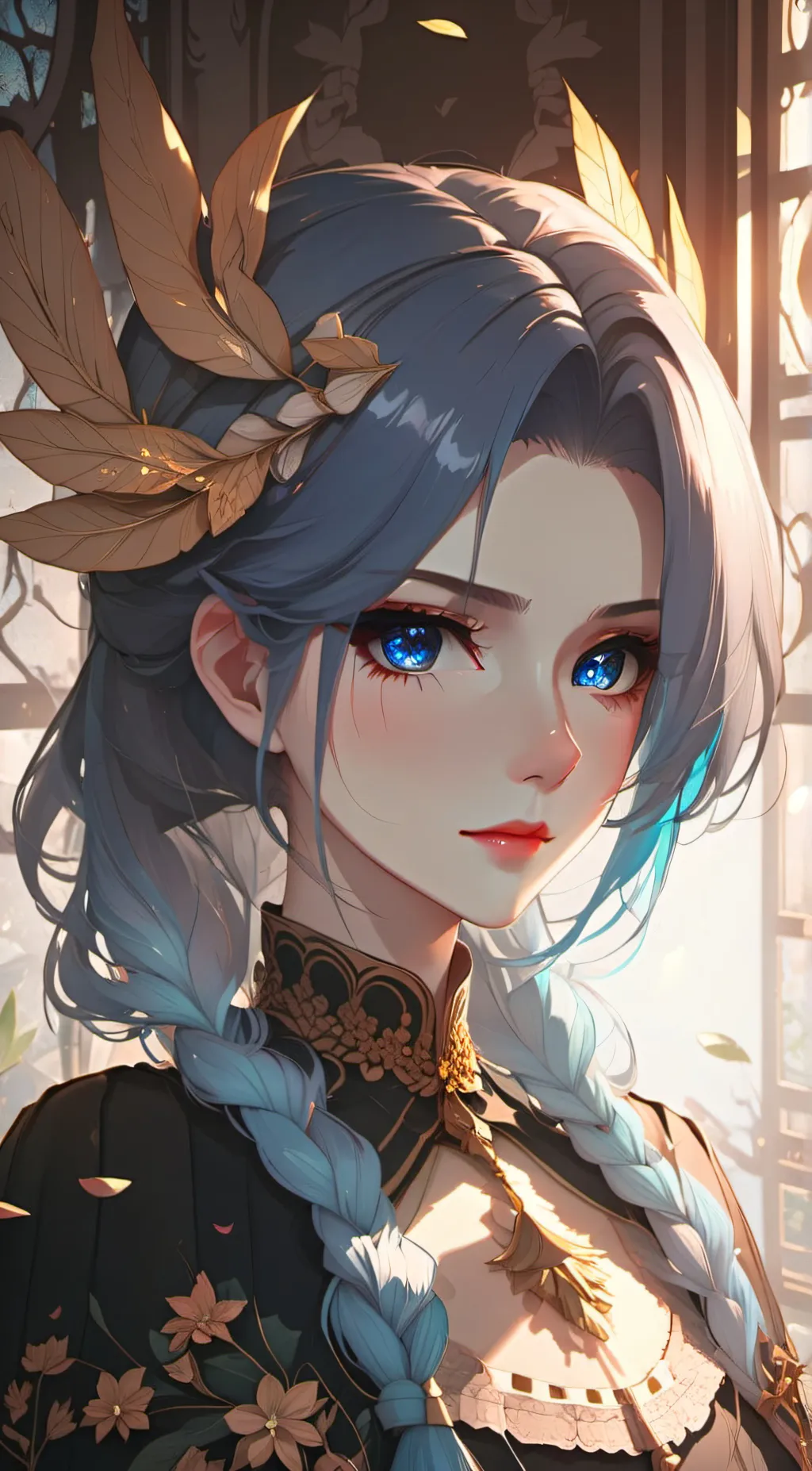 ai character: Rose background