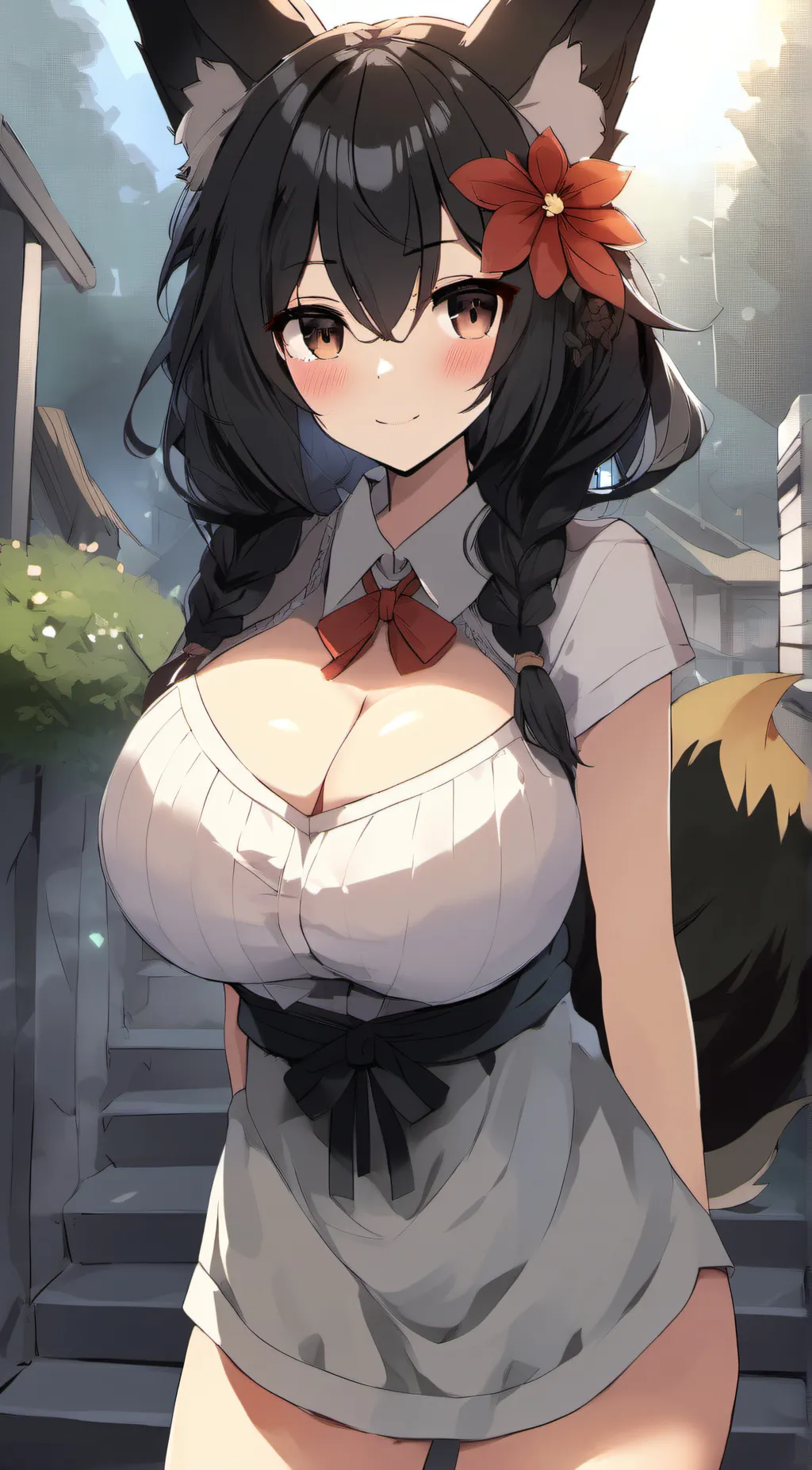 ai character: Amy  background