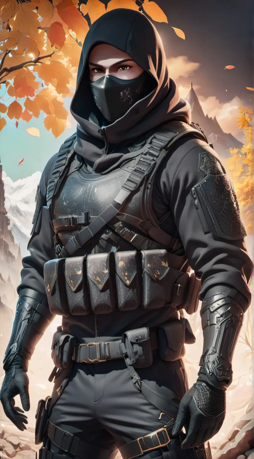 ai character: swat person background