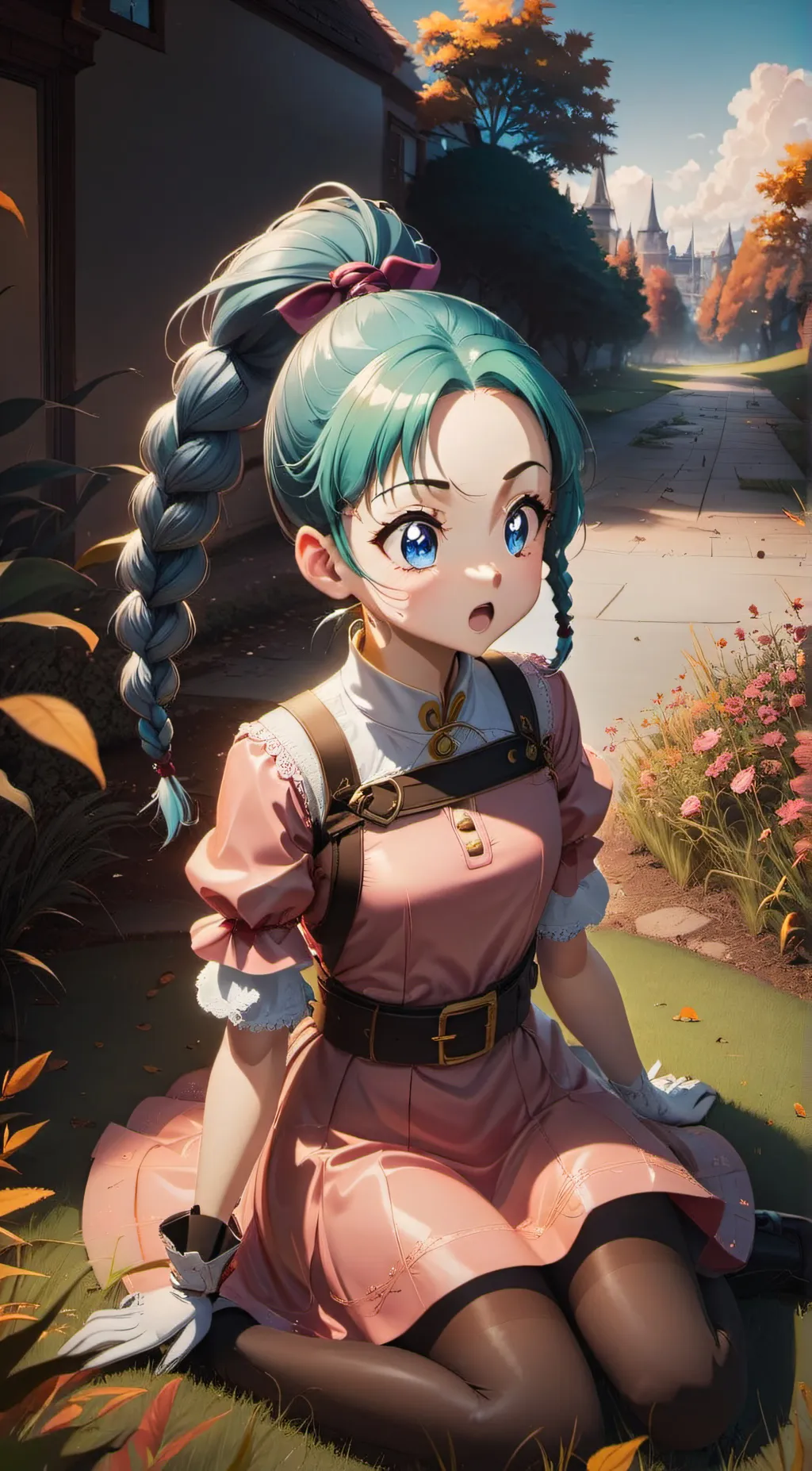 ai character: Bulma background