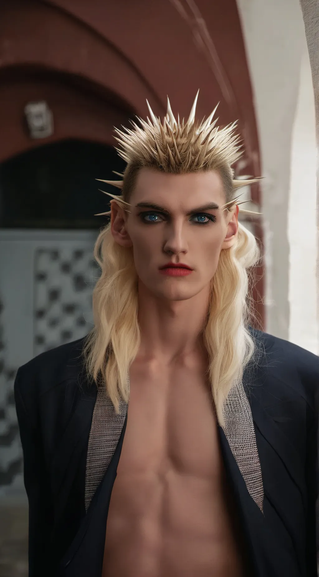 ai character: spikes background