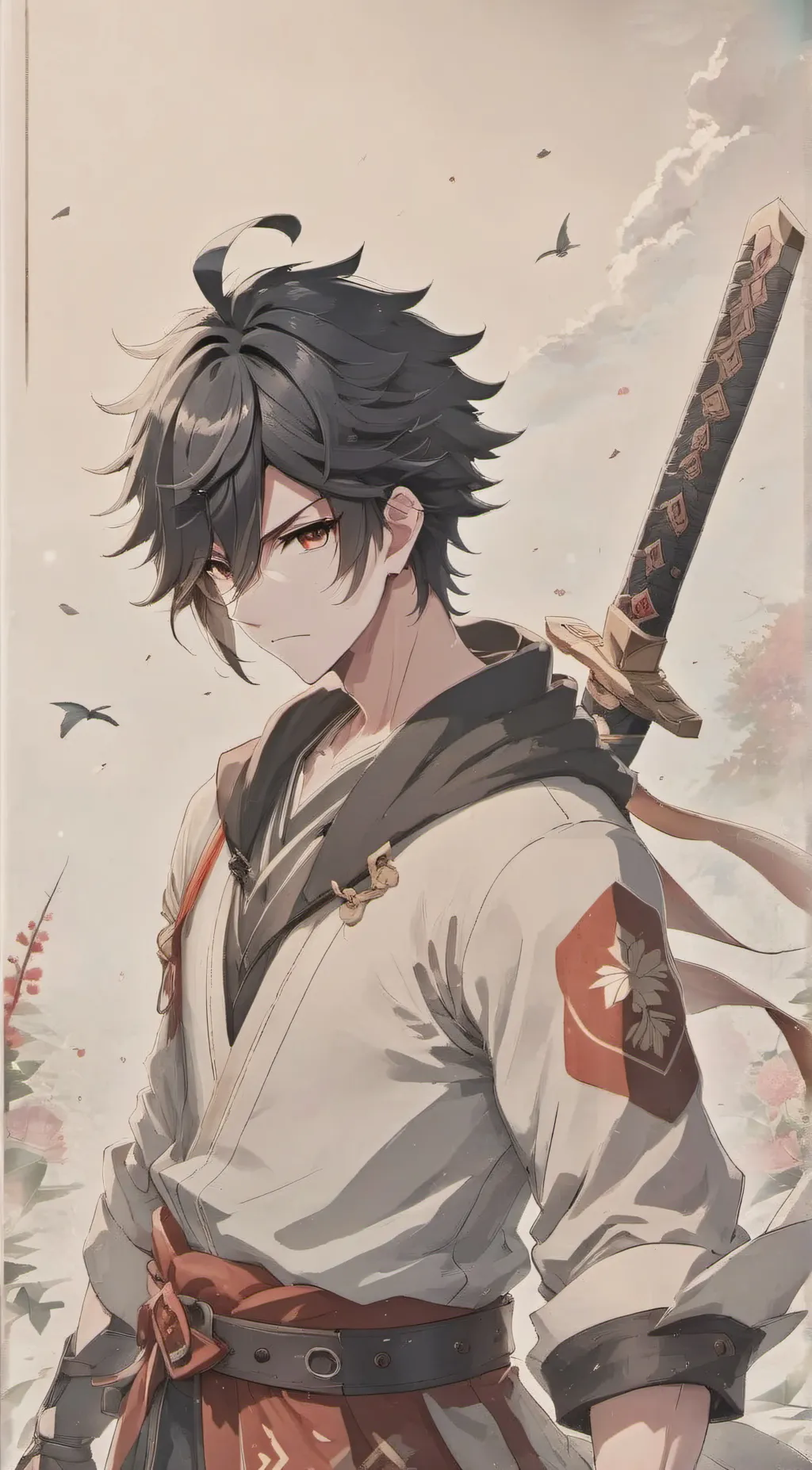 ai character: Ash background