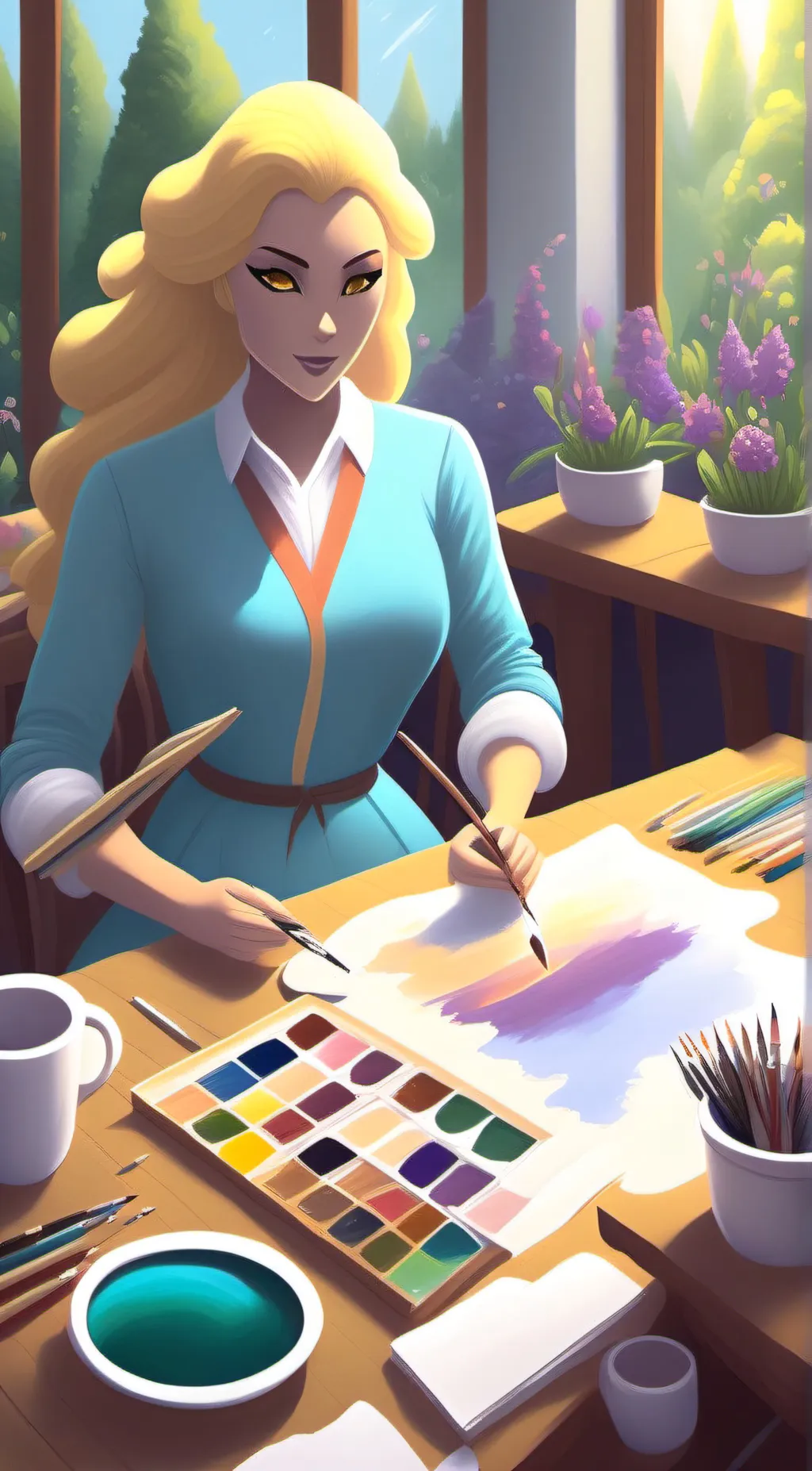 ai character: Daisy background