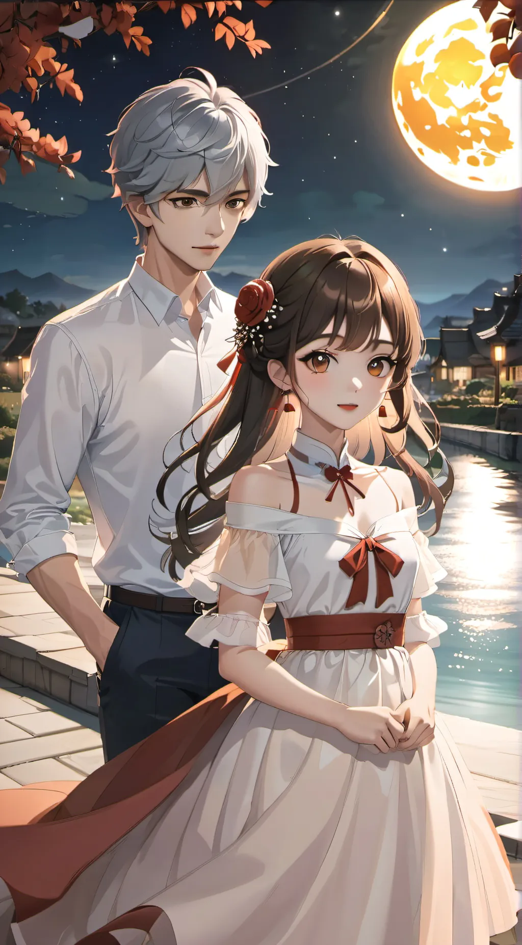 ai character: max and luna background