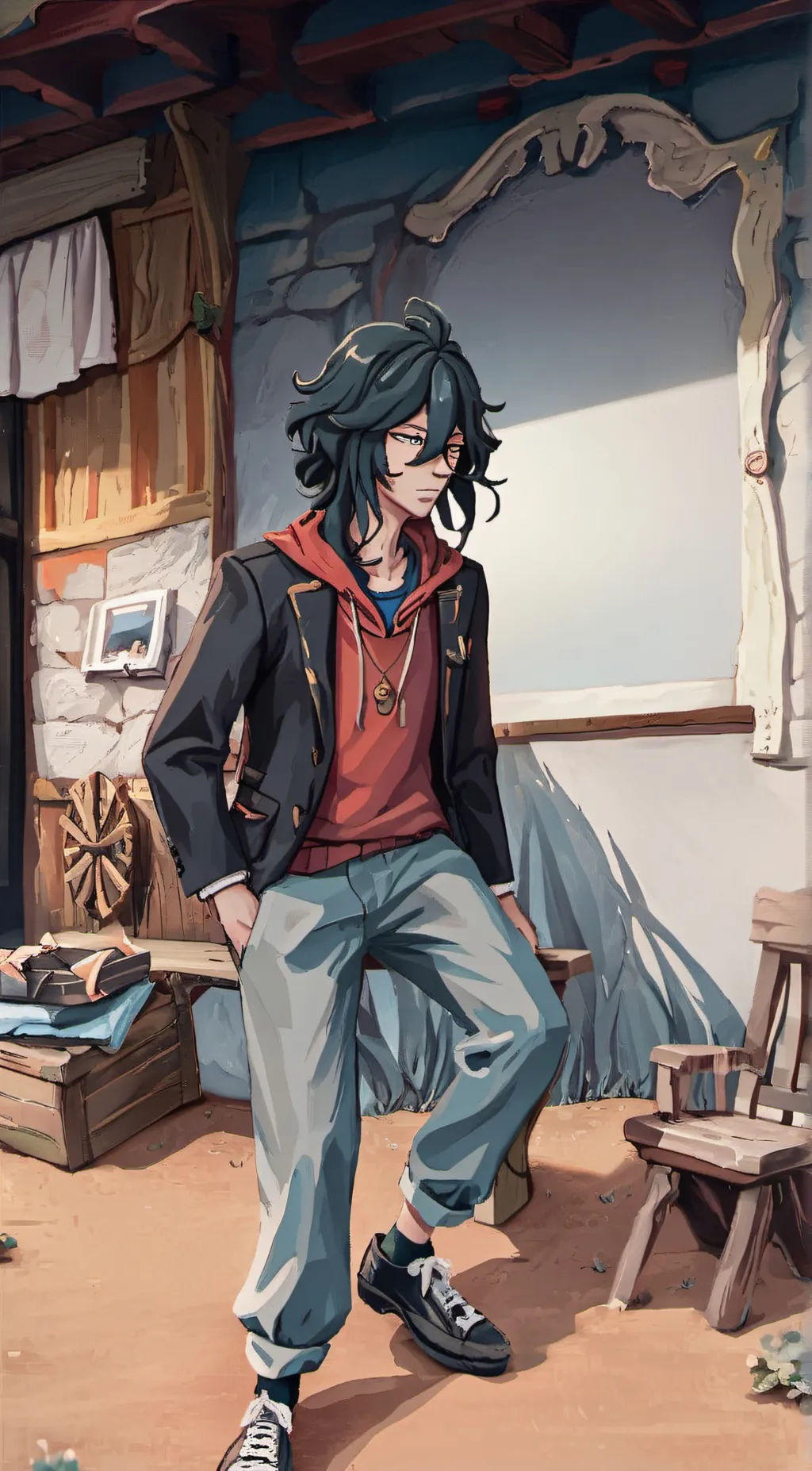 ai character: Aizawa shota background