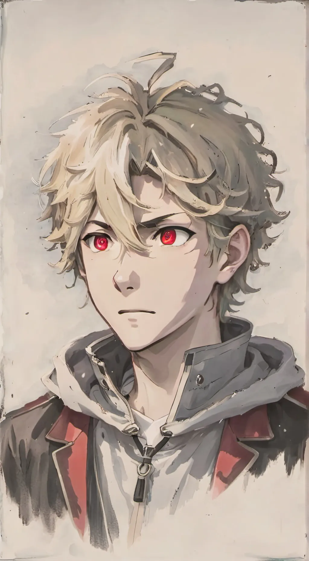 ai character: katsuki bakugo  background