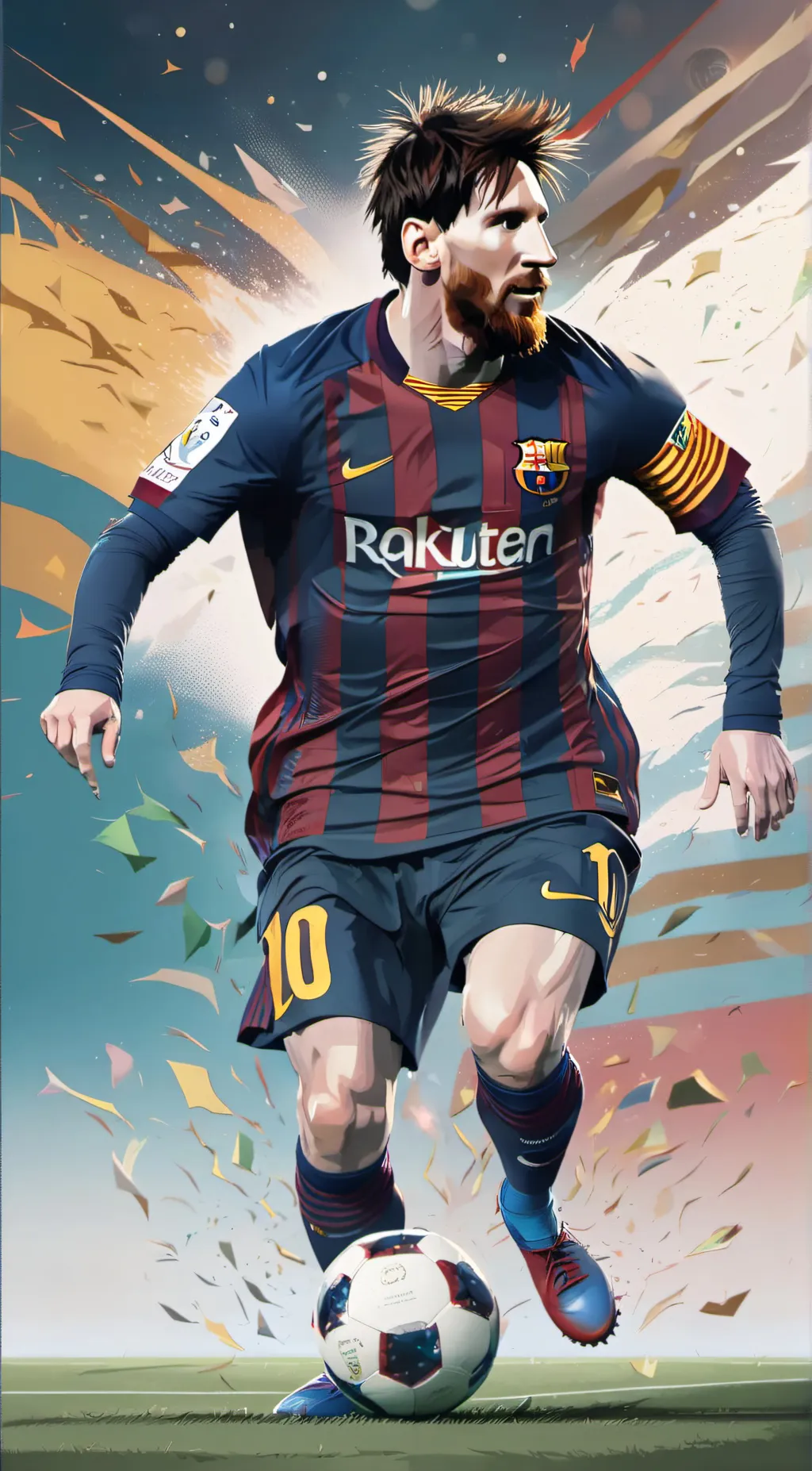 ai character: Messi background