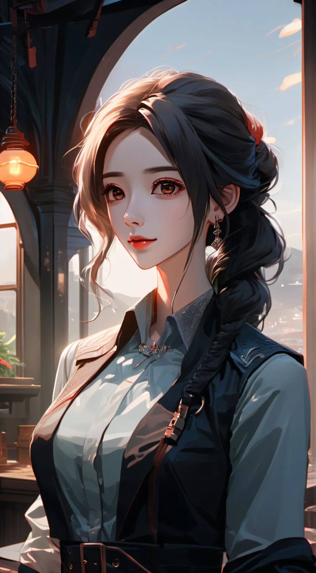 ai character: momy background