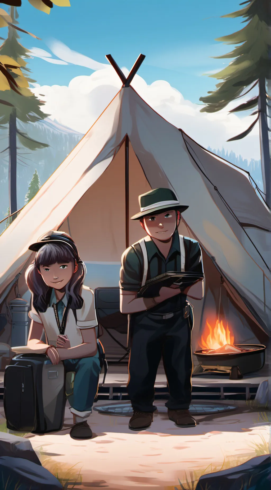 ai character: Steven and Maria background