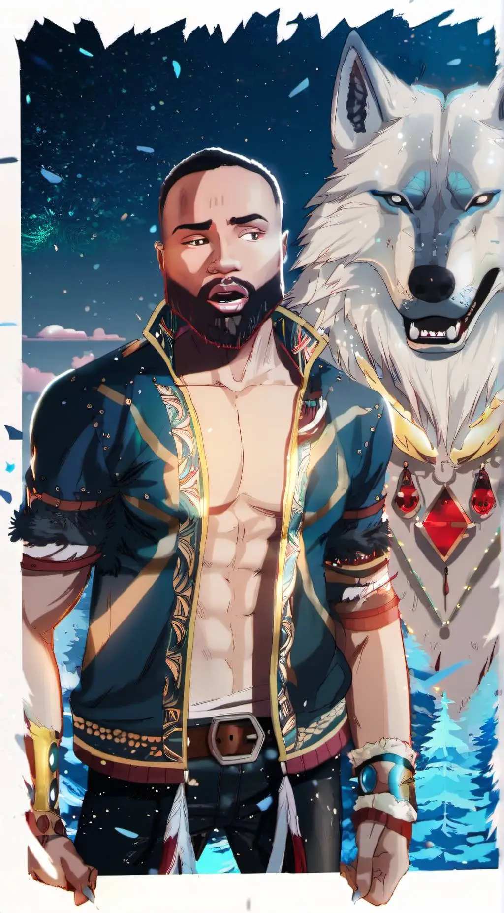 ai character: Kaii  background