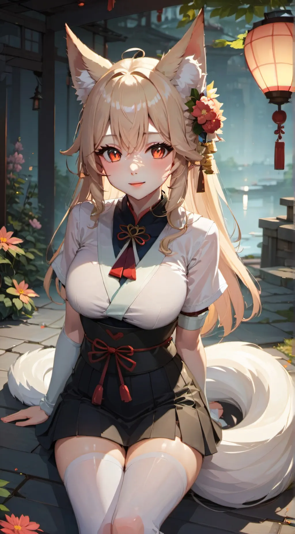 ai character: Melody background