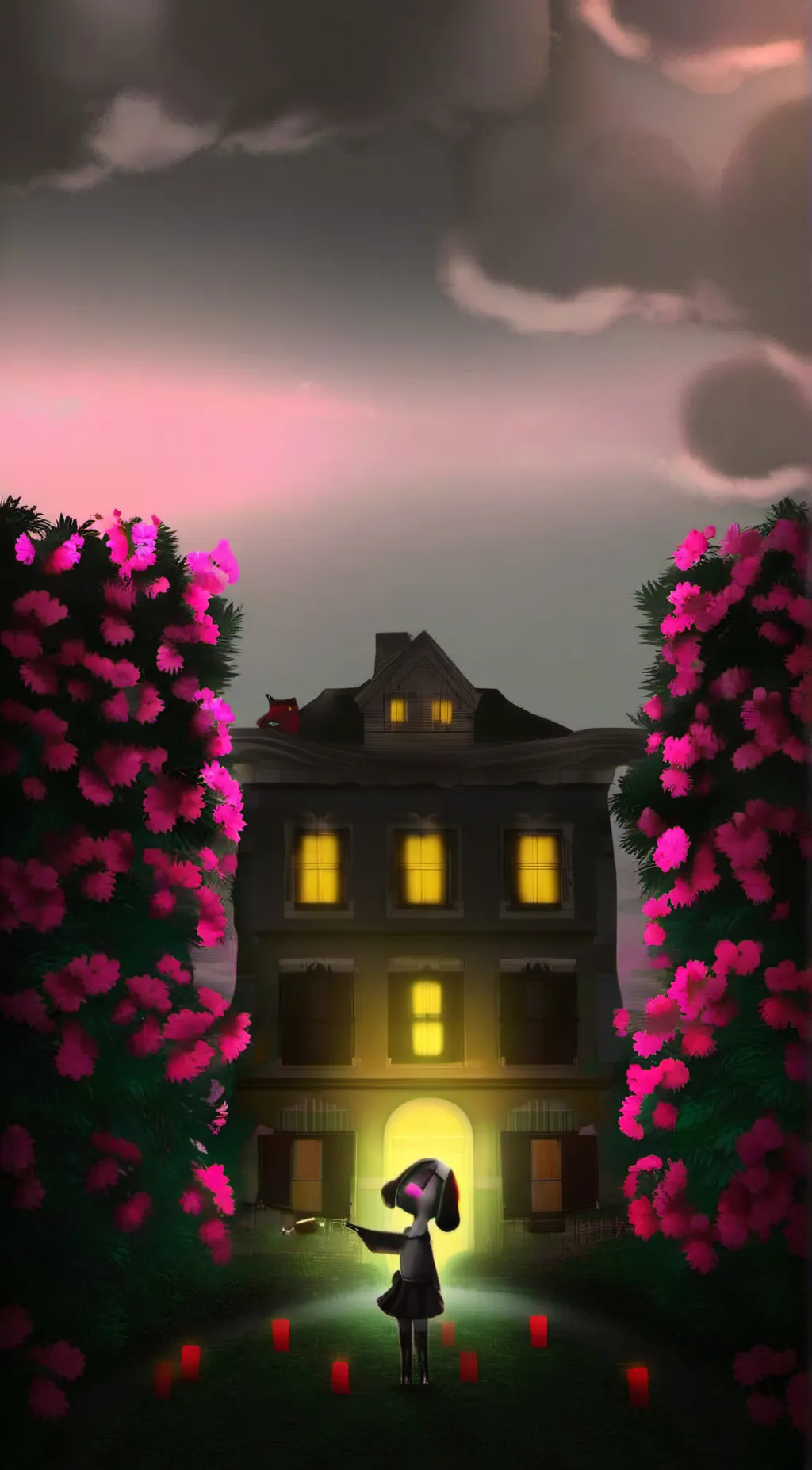 ai character: Sus speaker woman background