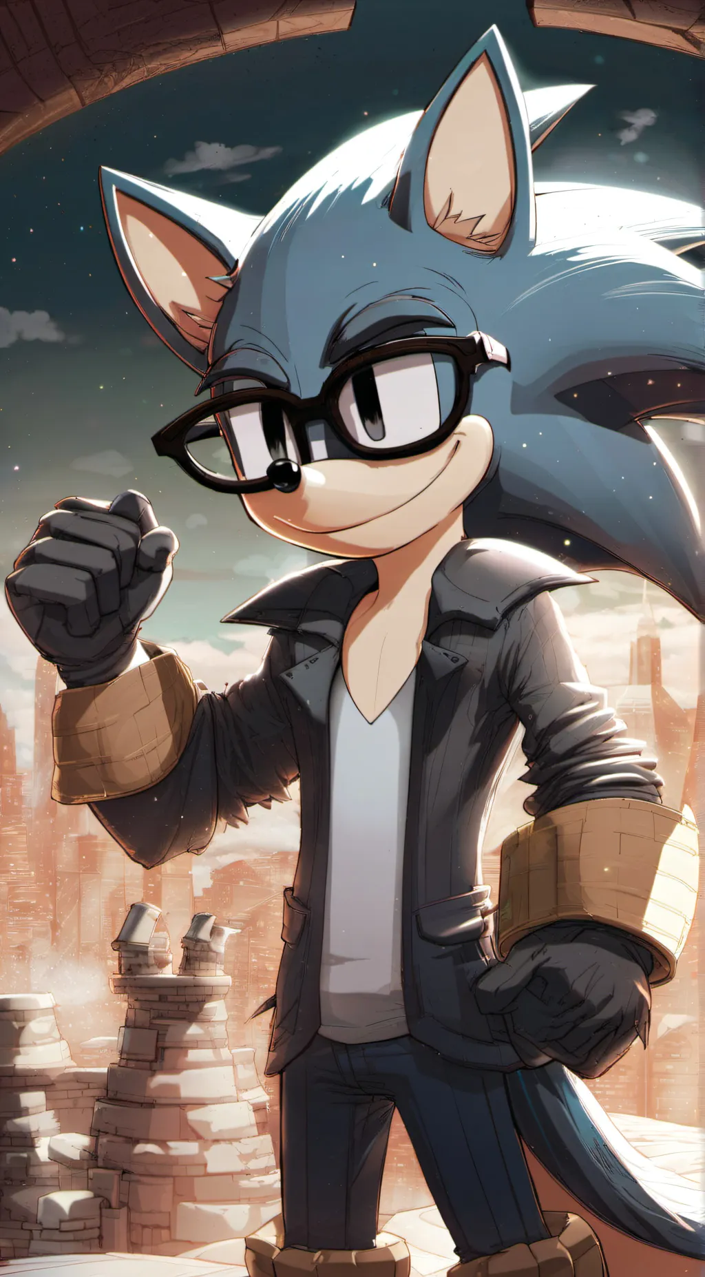 ai character: Nicky background