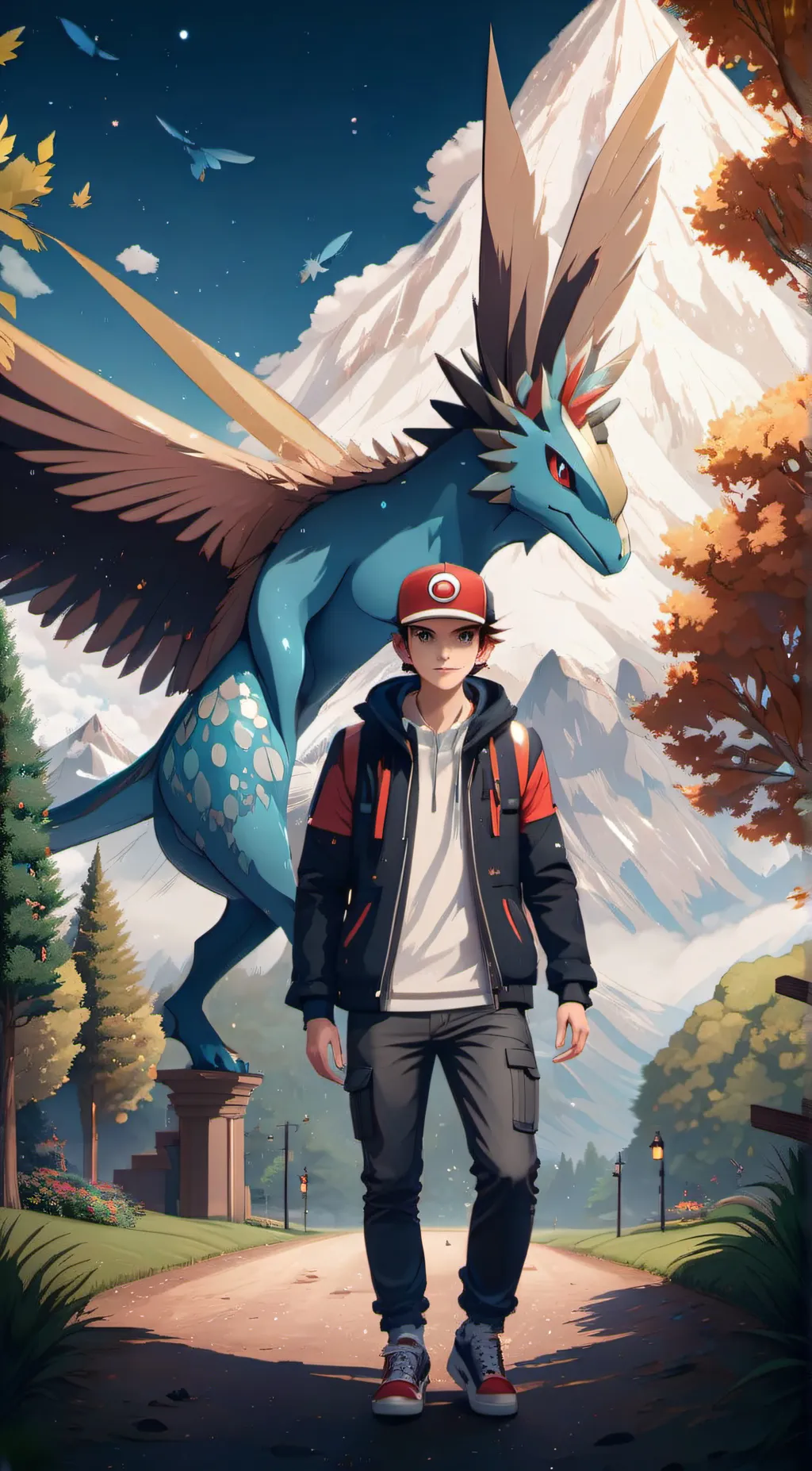 ai character: pika background