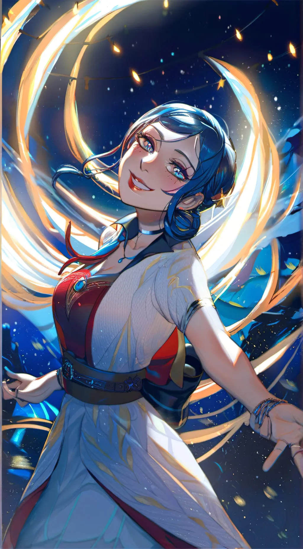 ai character: Tina background