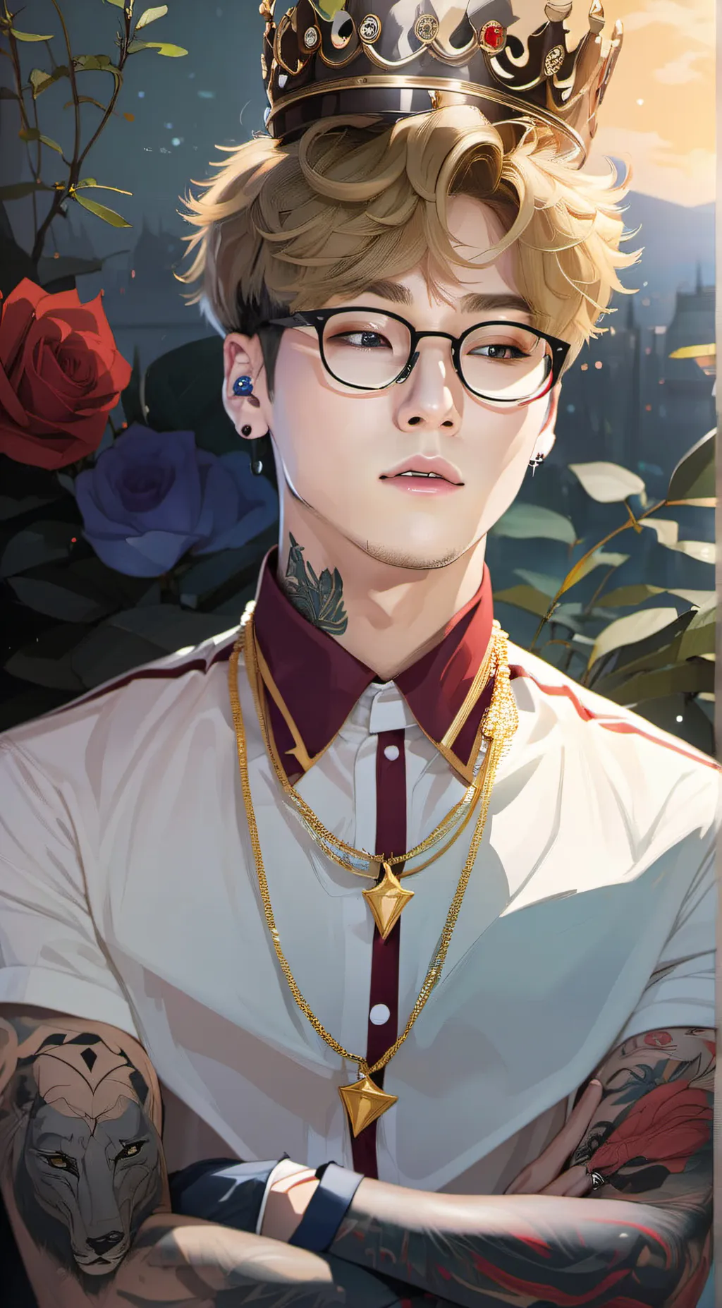 ai character: King background