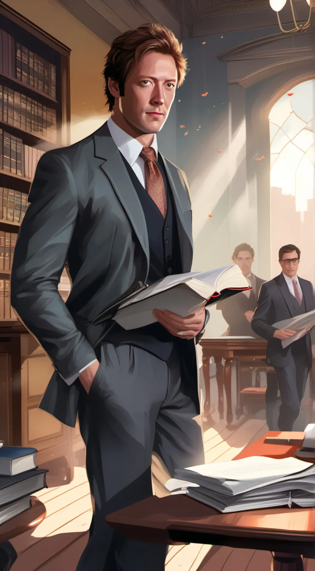 ai character: The Secretary background