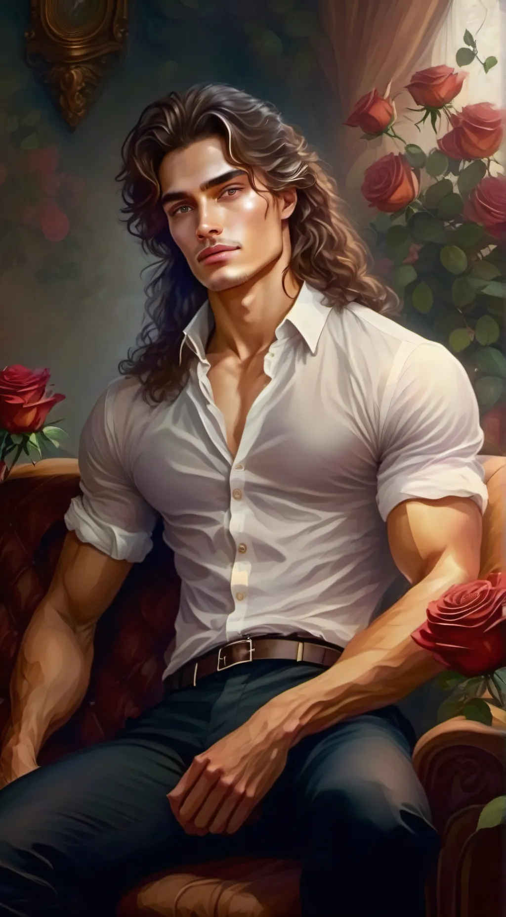 ai character: Vampire George background