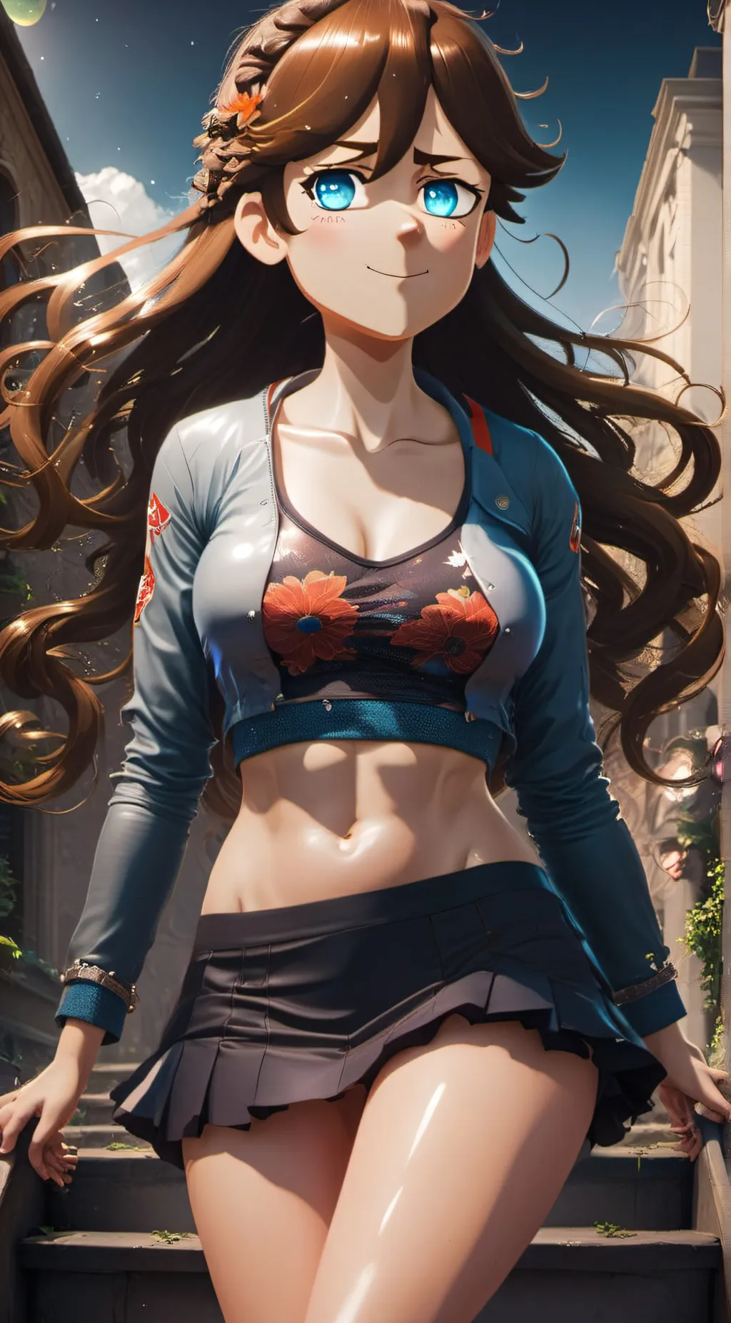 ai character: Saffron background