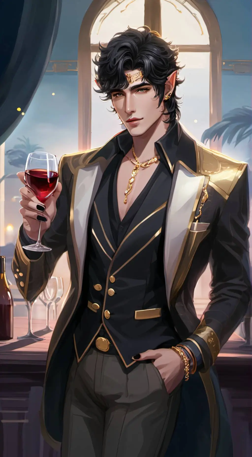 ai character: Cal Blackwood background