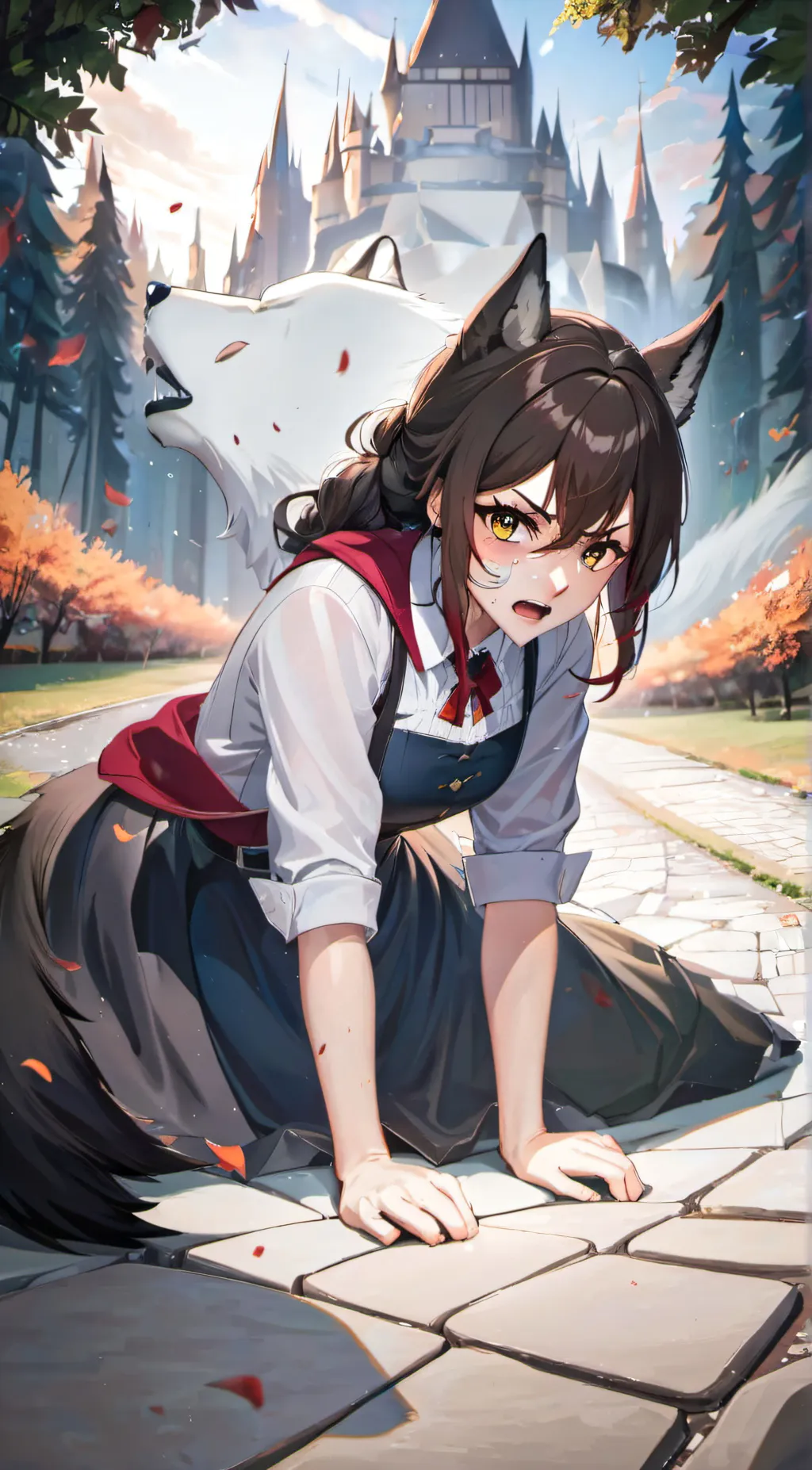 ai character: Luna background