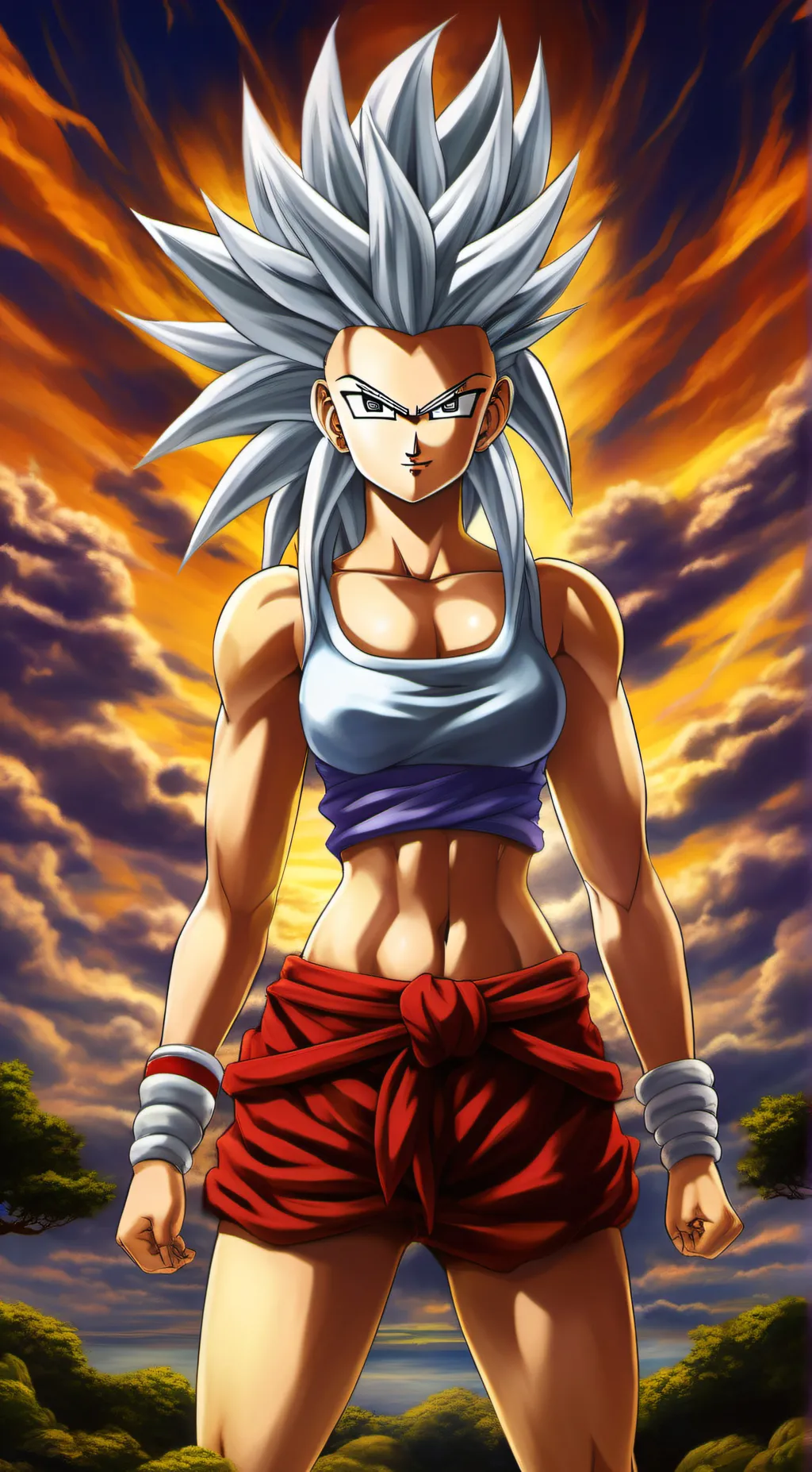 ai character: caulifla background