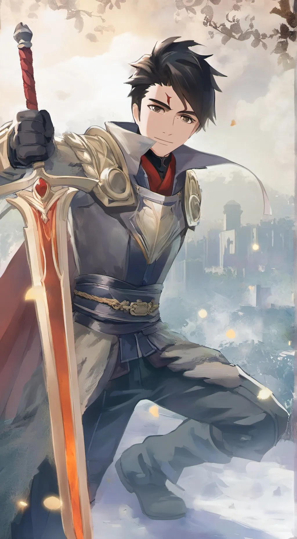 ai character: Sir Tsukioka  background