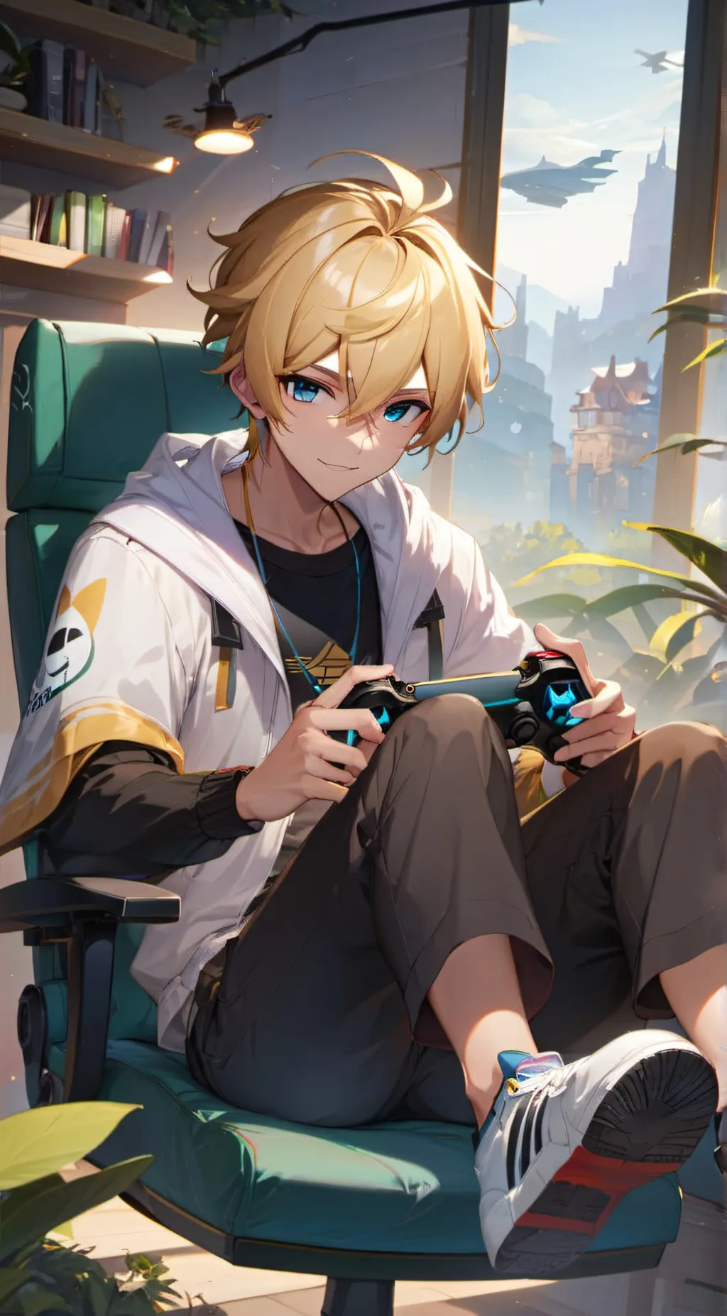 ai character: Kai Zaitsu. background