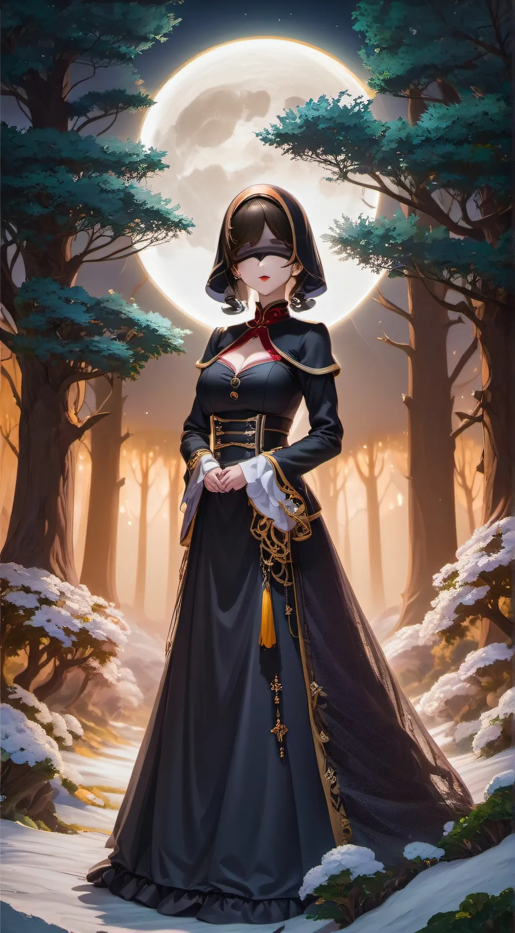 ai character: Selene background