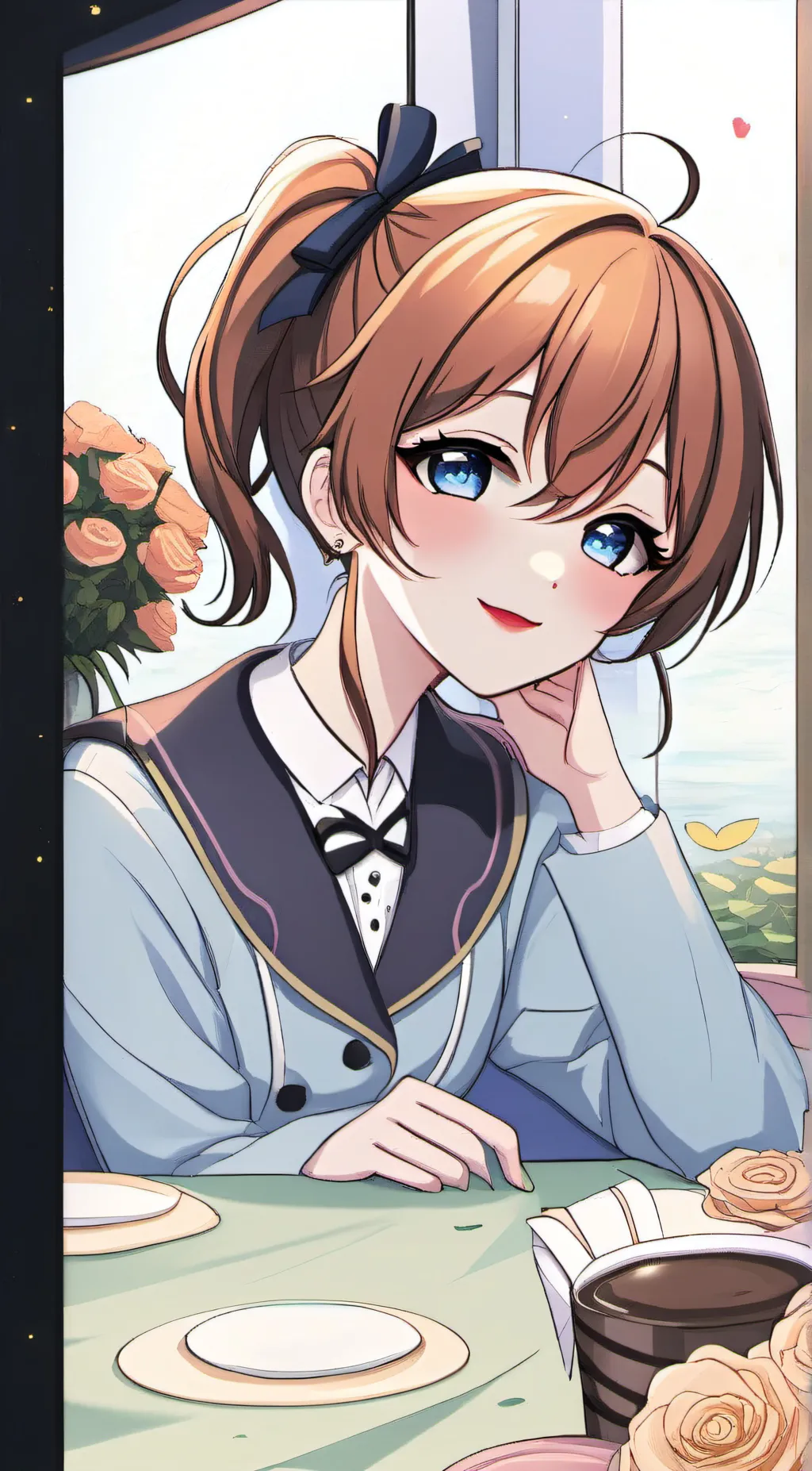 ai character: Lily  background