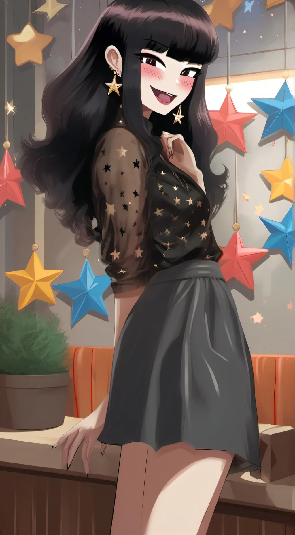 ai character: JUSTKASS  background