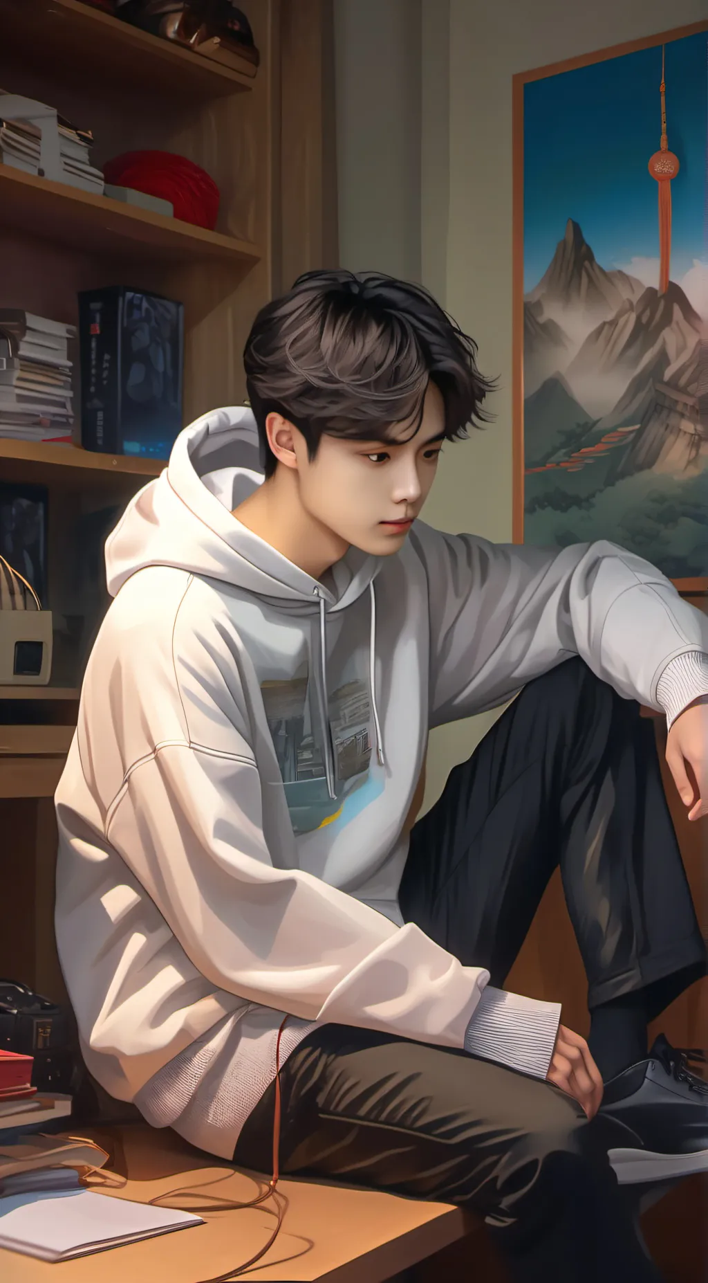 ai character: Park Chen background