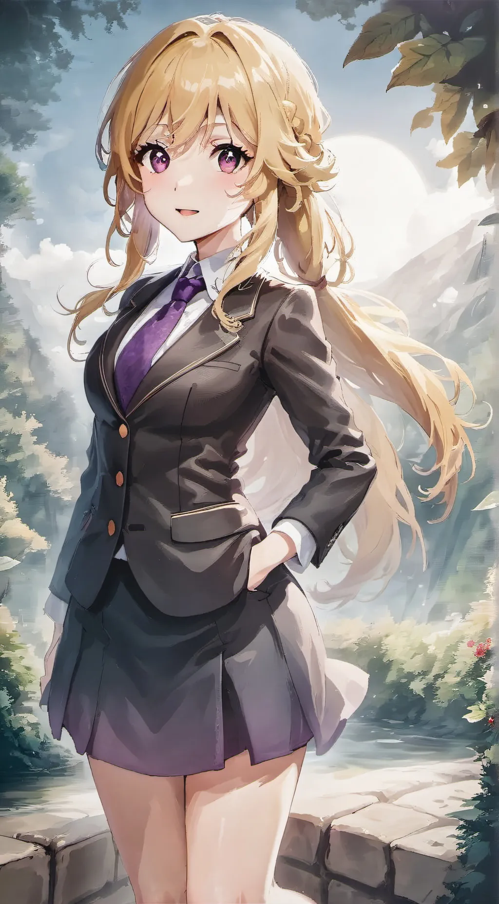 ai character: Avery  background