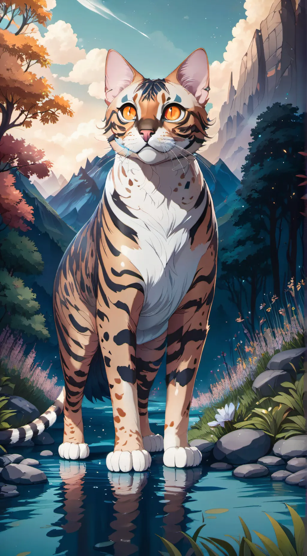 ai character: Leopardstar background