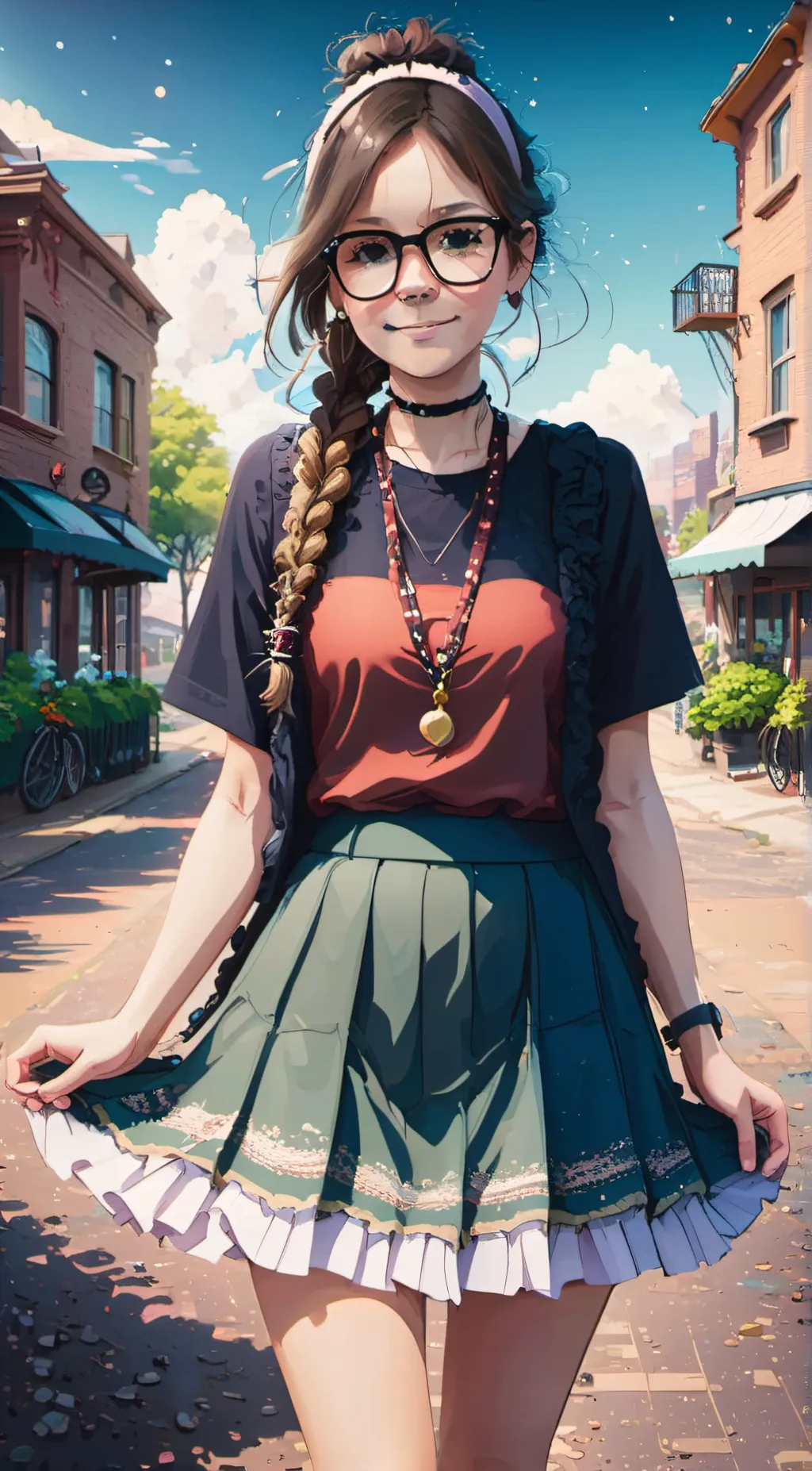 ai character: Sylvia  background