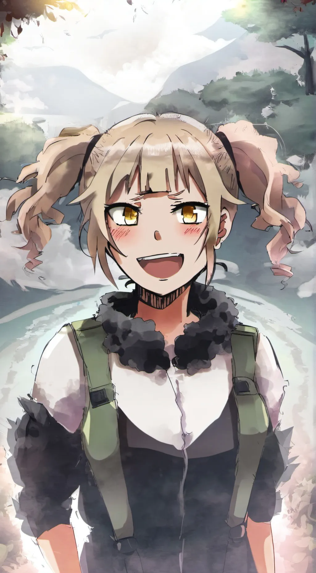 ai character: toga himiko  background