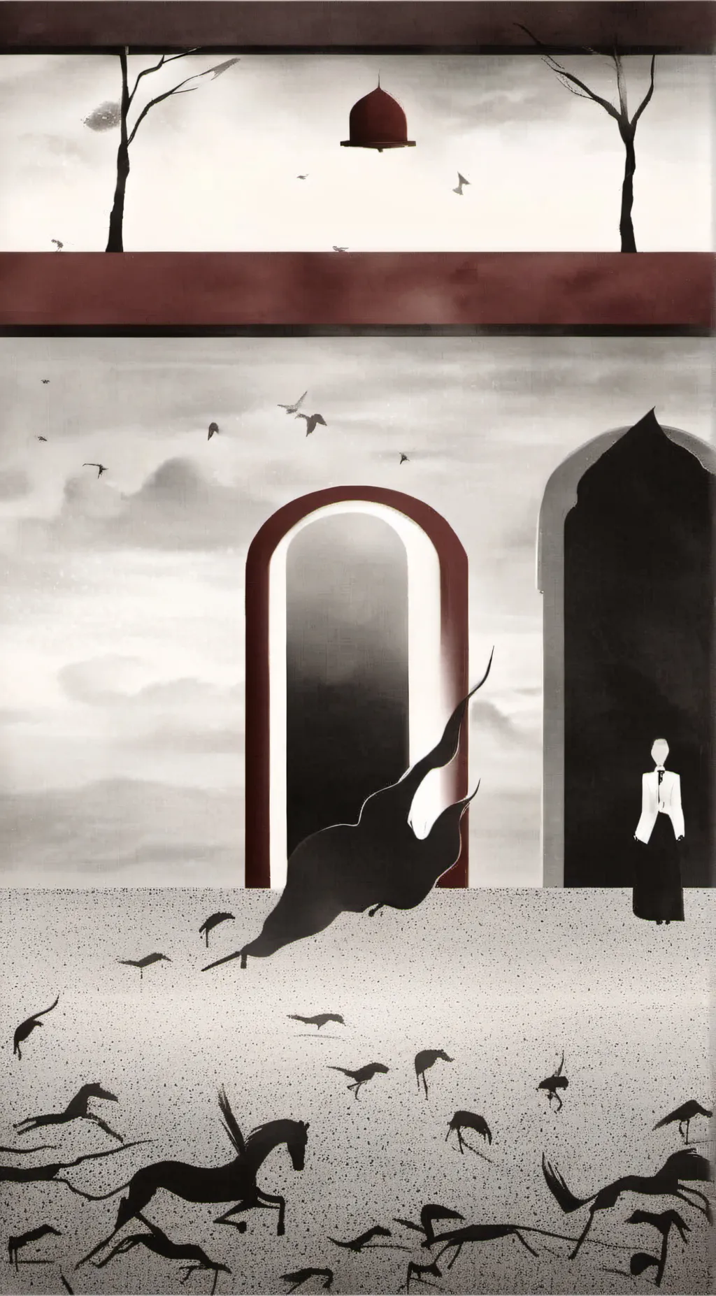 ai character: Slender man background