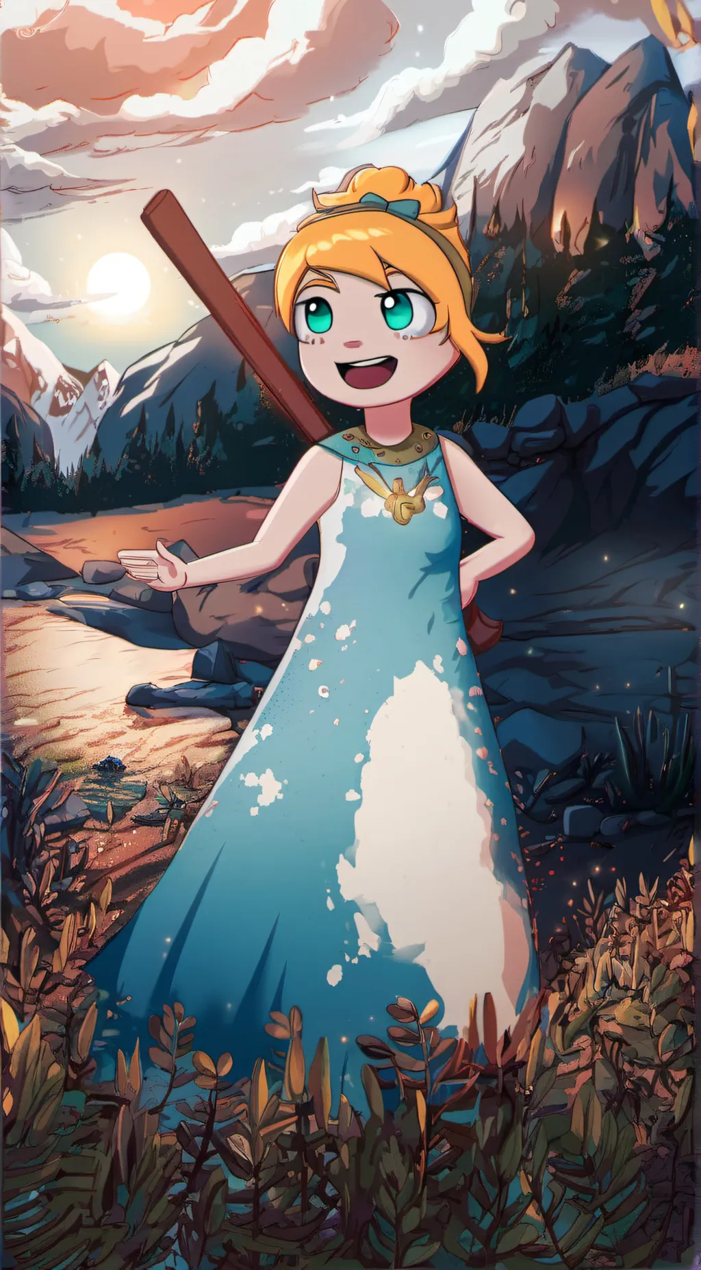 ai character: Sophia background