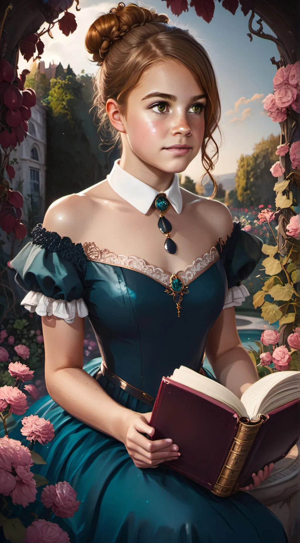 ai character: Scarlette Vienna background
