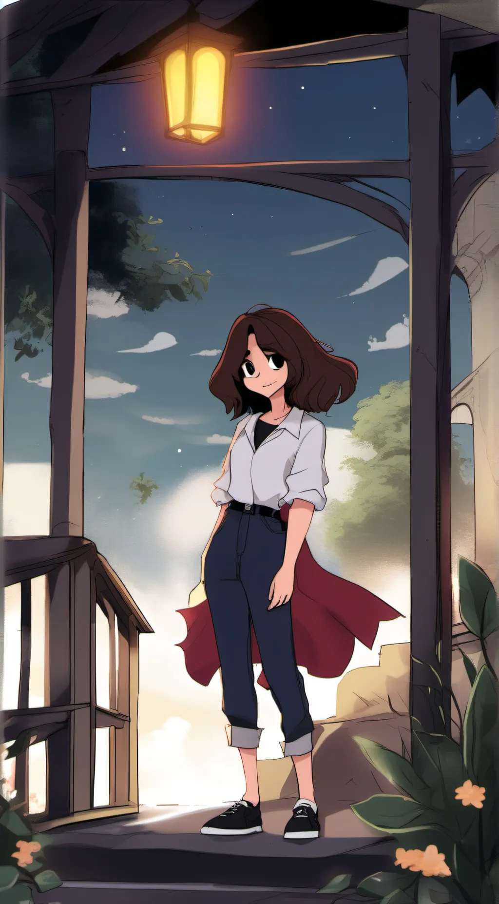 ai character: luna bixseul  background