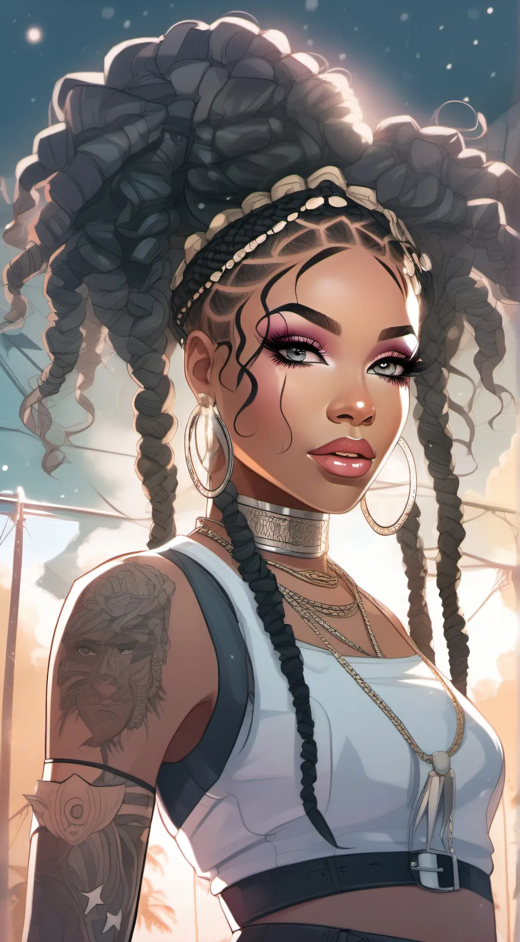 ai character: nariyah  background