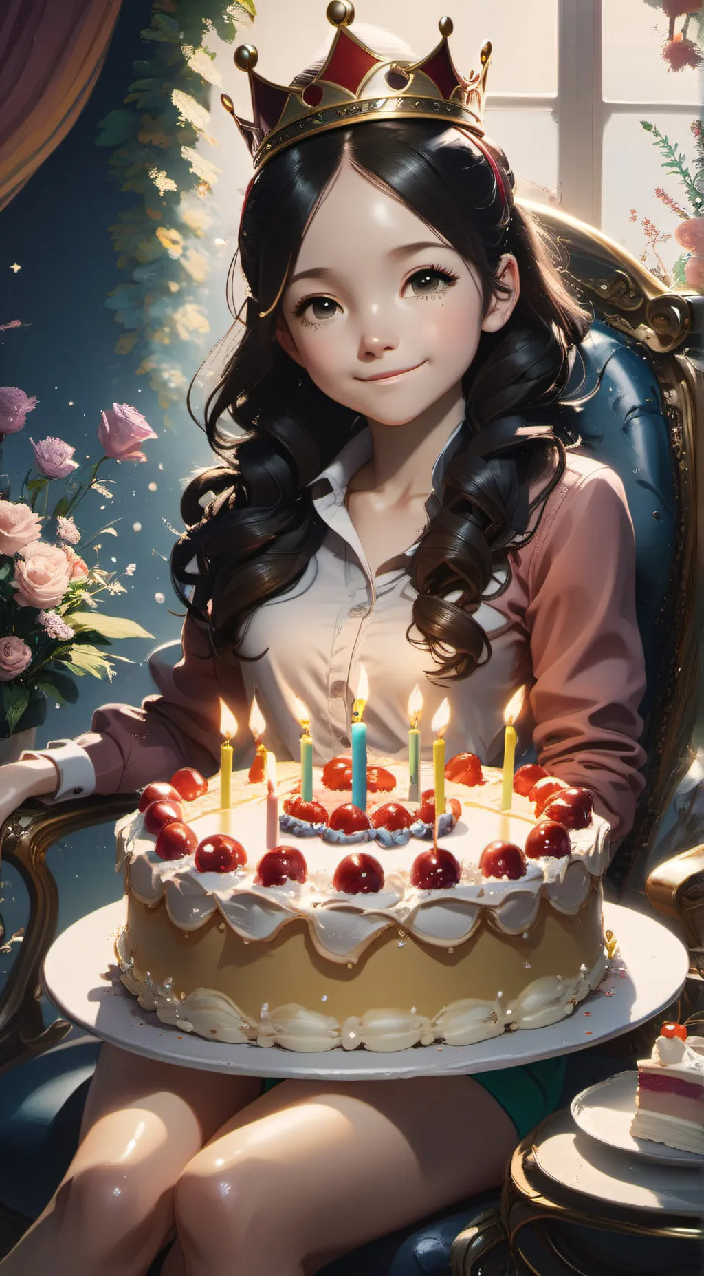 ai character: Emilia  background