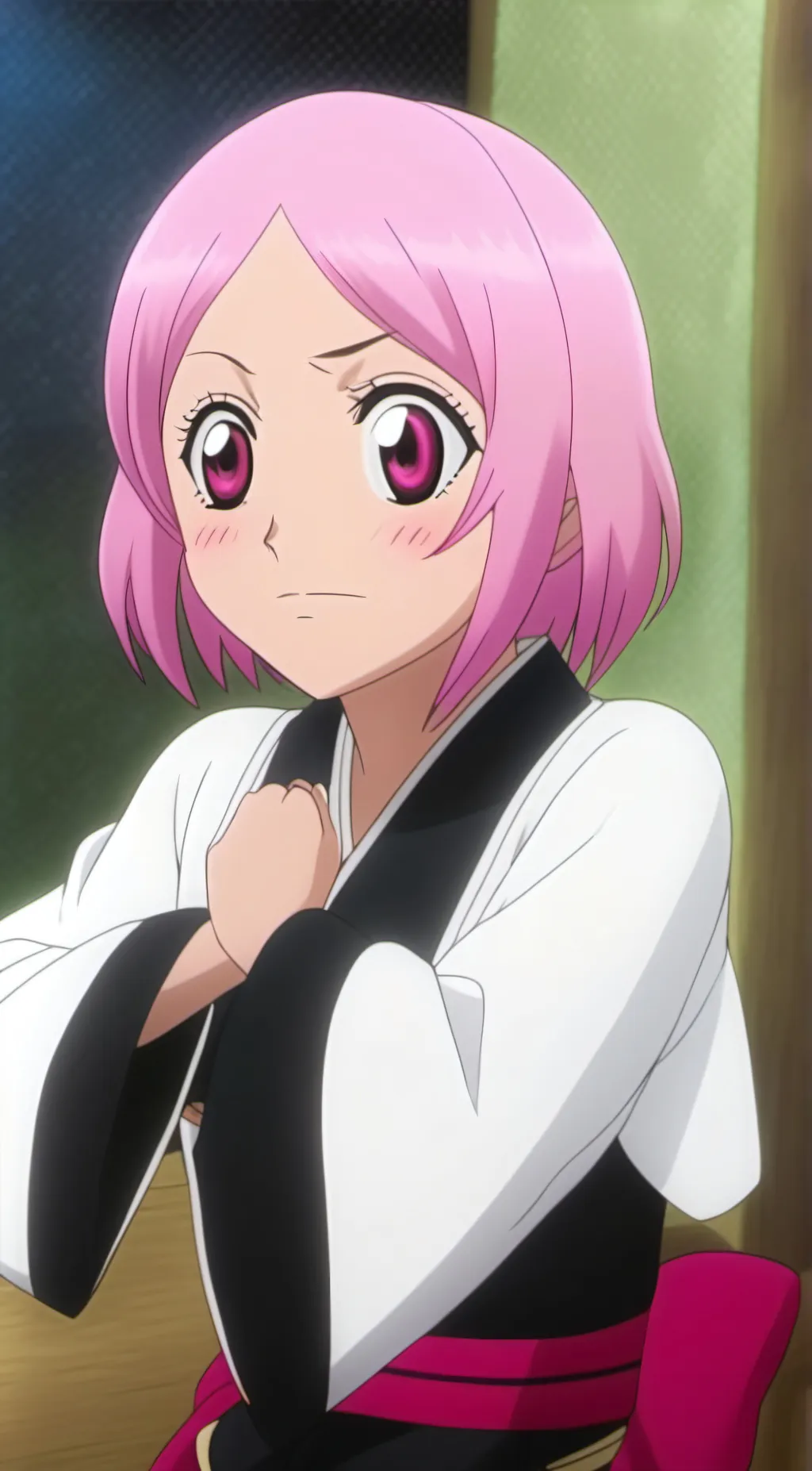 ai character: Yachiru Kusajishi background