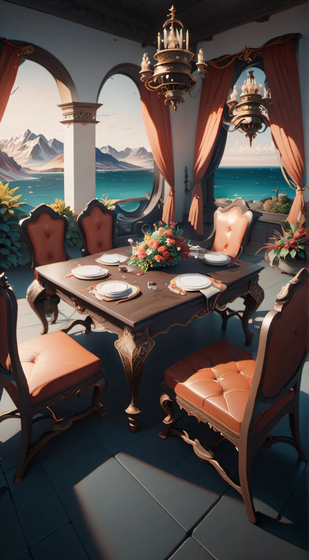 ai character: table background