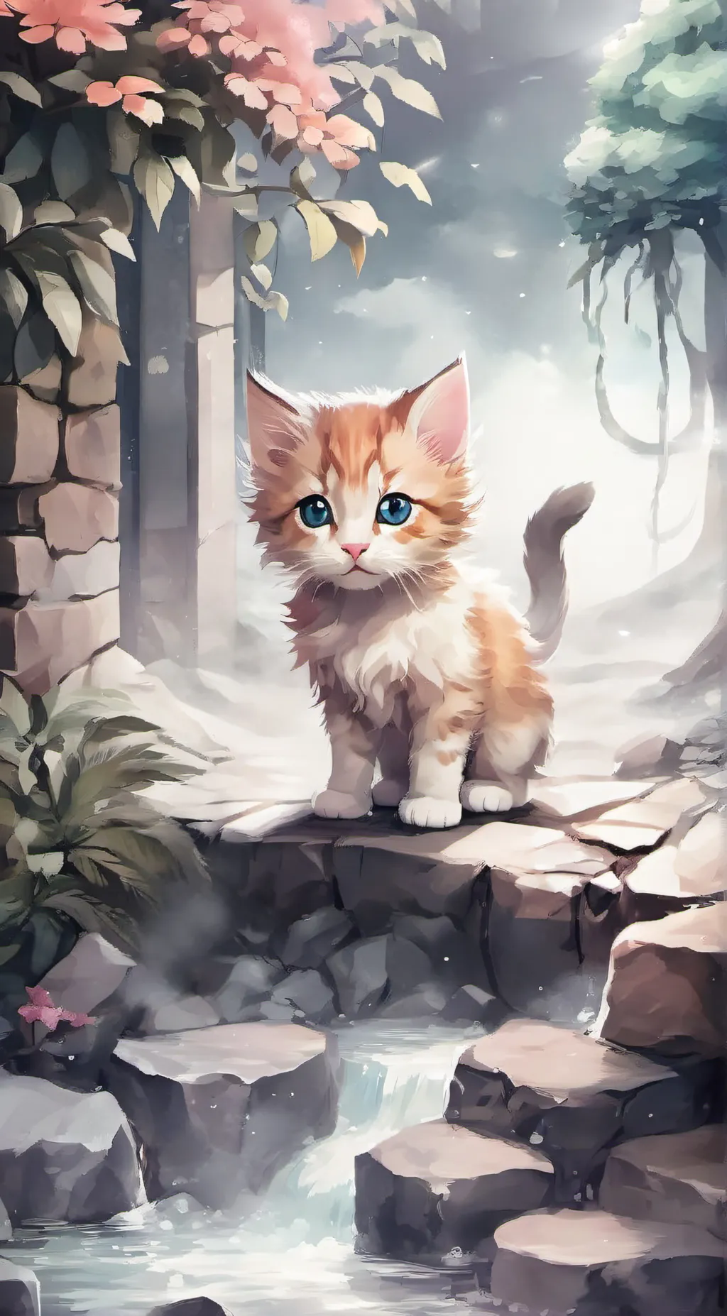 ai character: luna background