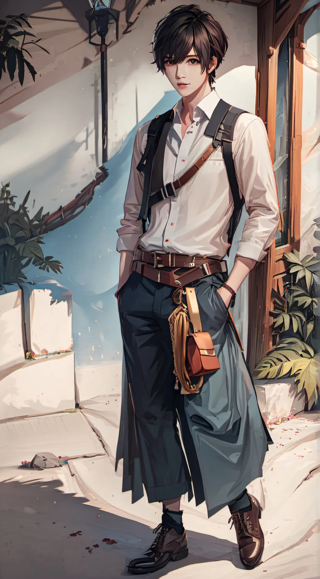 ai character: zorro background