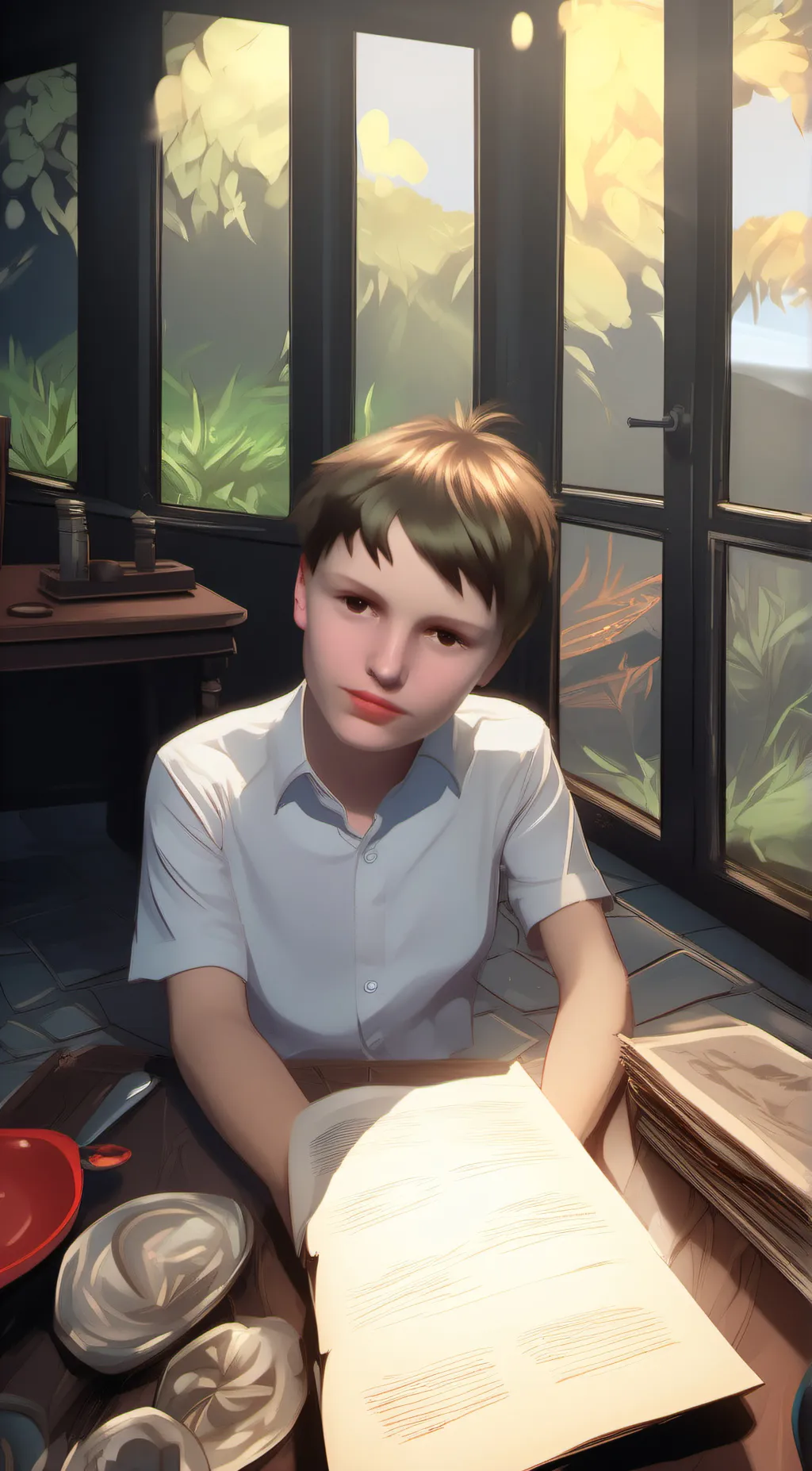 ai character: Brody my IRL name  background