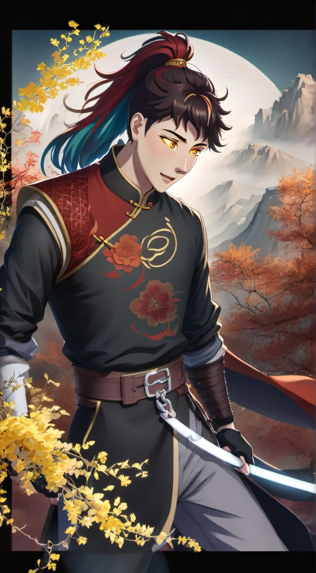 ai character: Wǎnjiān background