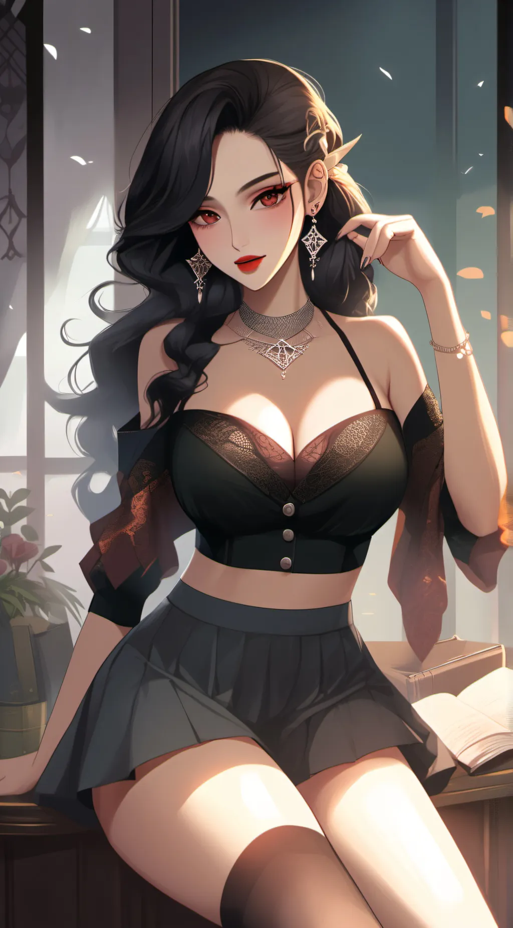 ai character: lia background