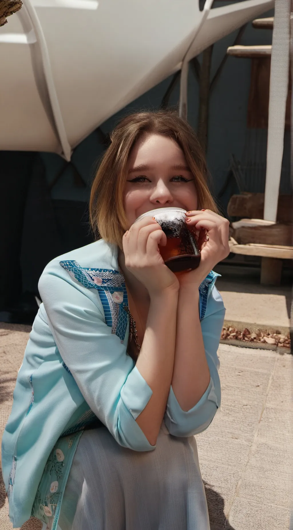 ai character: Danielle rose background